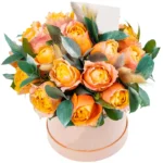 Цветы в коробке Костер чувств