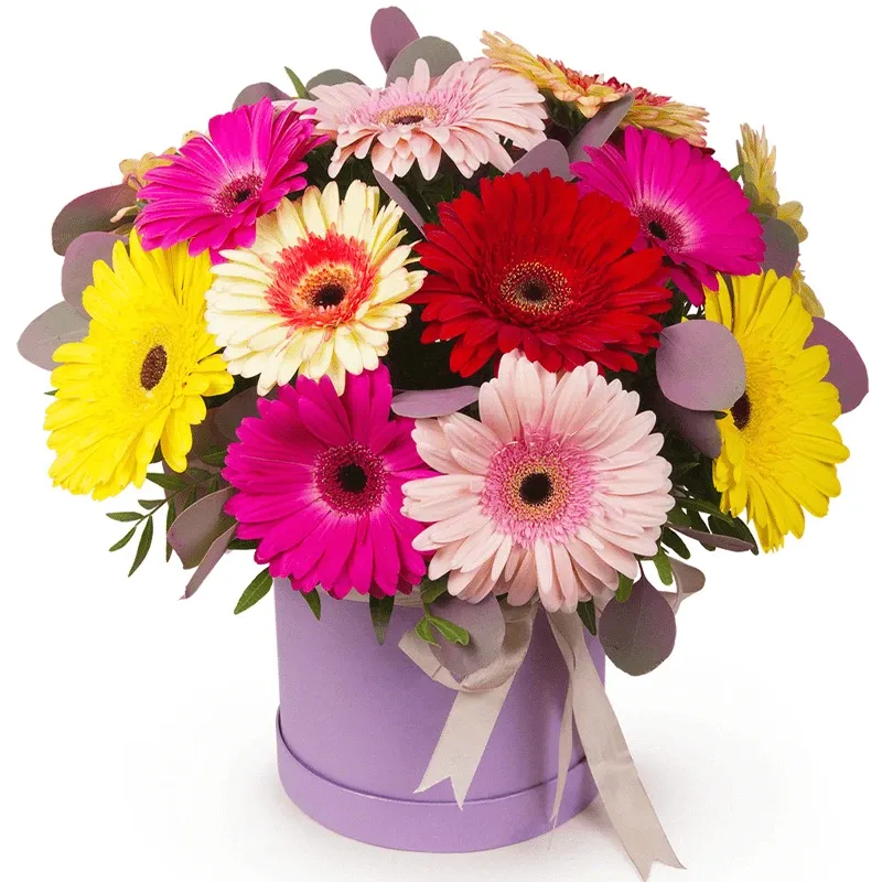 Цветы в коробке Рококо